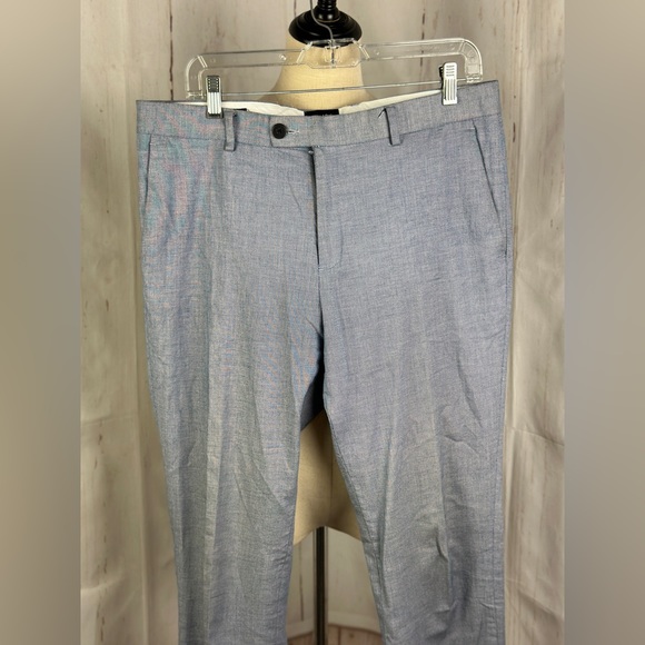 Frank & Oak Men’s Suit, Blue Blazer 42 + Pants 34x34 - Picture 9 of 10